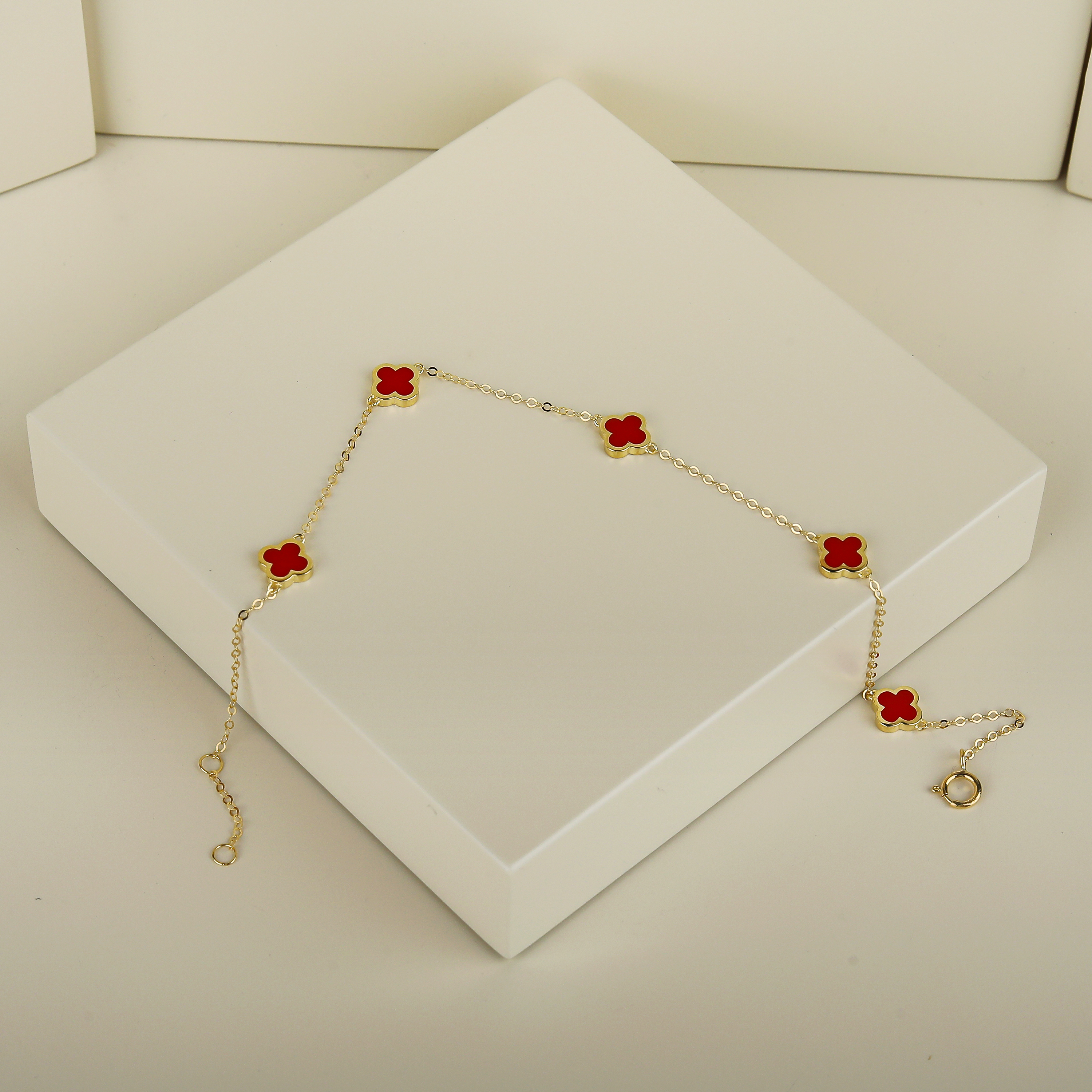 18 karat gold bracelet, made in Turkey - (H-0684)